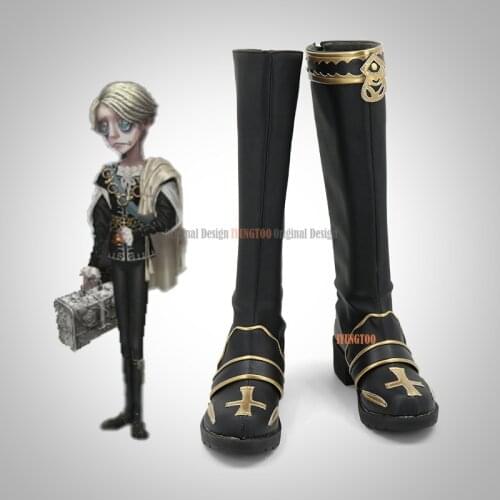 Identity V Aesop Carl Anime Characters Shoe Cosplay Shoes Boots Party Costume Prop