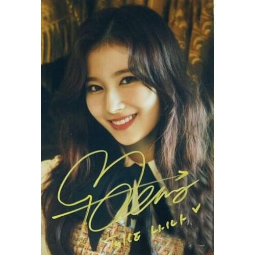 Signed TWICE SANA autographed photo The Year of Yes 5*7 freeshipping 122018