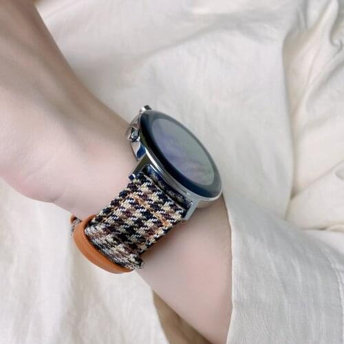 Strap 20mm 22mm For Samsung Gear S3 s2 sport Classic galaxy active 41mm 45mm Band huami amazfit gtr bip huawei watch gt 2 46mm