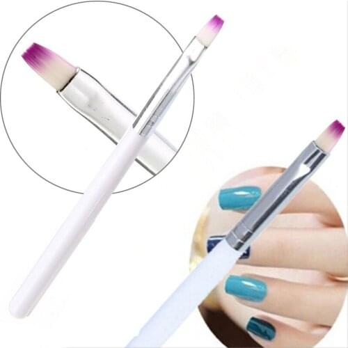 Shellhard 1pc Fashion Striking Nail Art Soft Nylon Brushes UV Gel Drawing Painting Pen Manicure Brush Tool 13cm