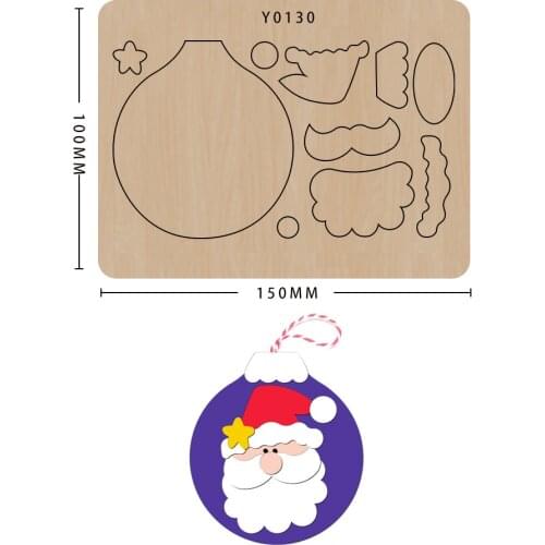 Scrapbooking Christmas Santa Claus Cutting Dies Diy Craft Leather Mold Suitable For Common Big Shot And Sizzix Machines