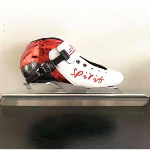 Spirit leader carbon fiber boot ice skates shoes for advanced kids adults male female universal 60 62 ice blade skating patines