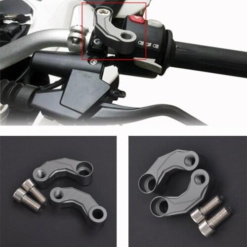 Motorcycle Mirror Relocation Extension Adapter For BMW F 800GS 2013-2016/R1200GS LC 2013-2015/R1200GS LC Adventure 2014-2015