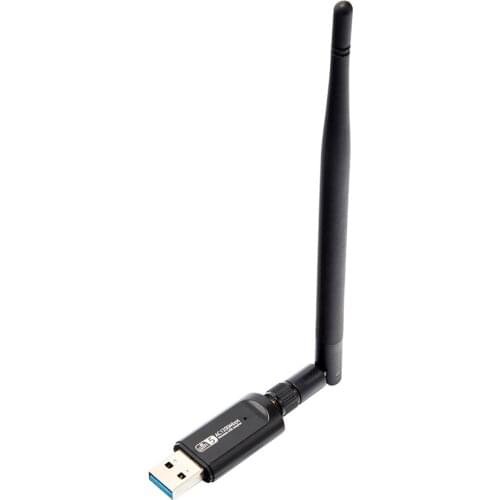 1200Mbps USB WiFi Adapter Dual-band Adapter RTL8812 2.4GHz 5GHz Dual Band Antenna Wireless Network Card