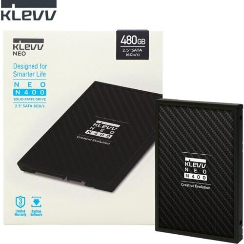 KLEVV SSD NEO N400 High Speed 480GB 240GB 120GB Internal Solid State Disk SATA III Hard Drive For Laptop Desktop PC
