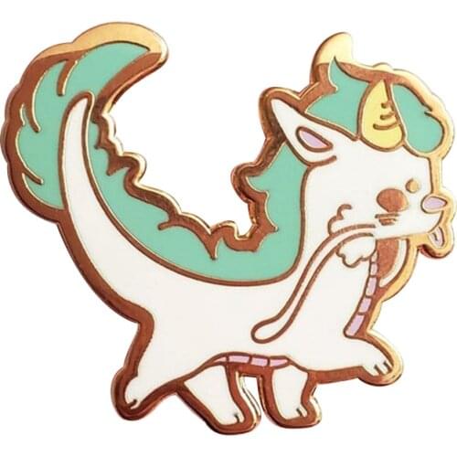 Haku Dragon Hard Enamel Pin