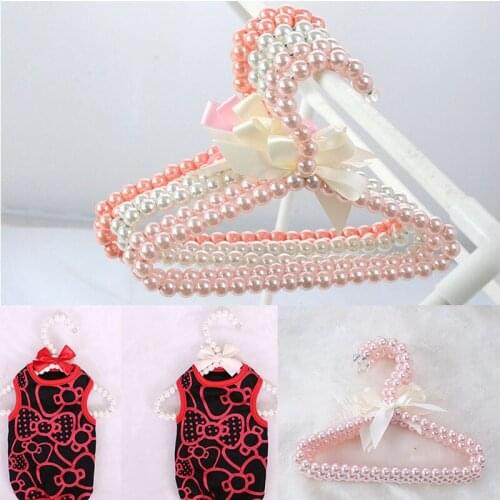 Pet Clothes Rack 1PC Dog Product Dog Clothing Hanger Pet Accessories Durable Portable Non-toxic Pearl