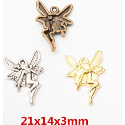 40pcs vintage angel charms fit for Pendant European Style DIY jewelry findings 5884