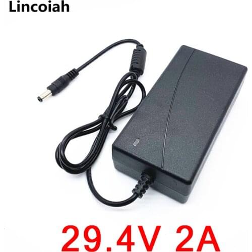AC100-240V 29.4V 2A lithium battery Charger for 24V 25.2V 25.9V Electric Scooter electric bicycle 7Series li-ion battery Charger