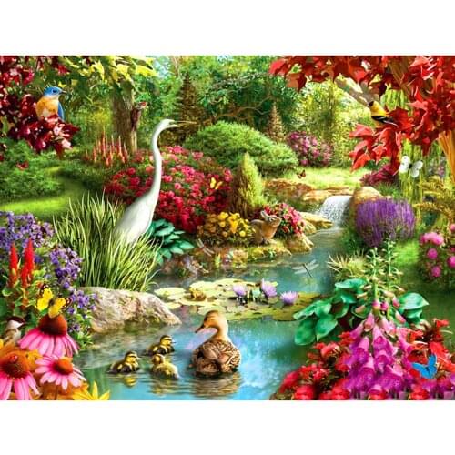 5D DIY Diamond Painting "Forest animals" icon Full Square/Round Diamond Embroidery Animals Mosaic Cross Stitch Kit Home Decor