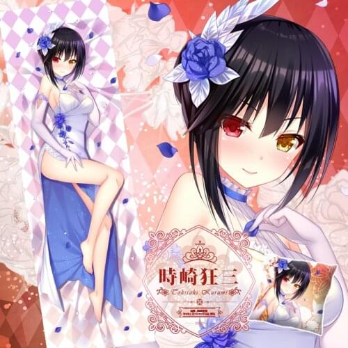 Anime Game DATE A LIVE Tokisaki Kurumi Dakimakura Hugging Body Pillow Case Otaku Male Pillow Cushion Cover Formal Dress Gift SM