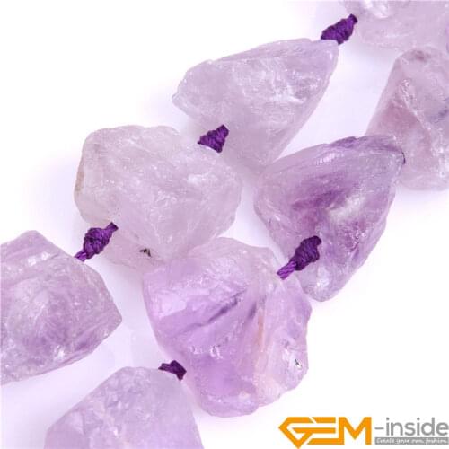 Crude Freefrom Amethysts Beads,Selectable Size: 25-30mm 22x38mm 14-25x24-35mm Natural Stone Bead Strand 15" Free Shipping