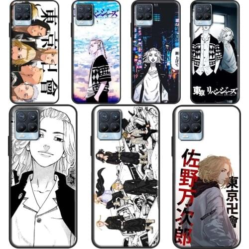 Anime Tokyo Revengers Case For OnePlus 9R 8T Nord 7 8 9 Pro Cover For Realme 8 Pro 7i GT Neo C3 C21 6 7 Q3 Pro