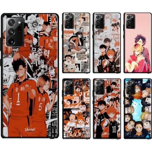 Haikyu 4 To the Top Case For Samsung Galaxy S21 Ultra S20 FE S10 S9 S8 Plus Note 10 Note 9 Note 20 Ultra Cover