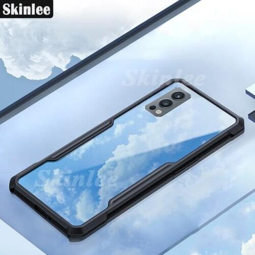 Skinlee For OnePlus Nord 2 5G Case Official Original Shockproof Clear With Soft Frame Airbag Cover For OnePlus Nord CE N200 Case