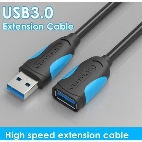 BlUELANS 3/2/1.5/1/0.5m USB 3.0 Male to Female Extension Cable High Speed Data Sync Cord Mouse U disk data extension