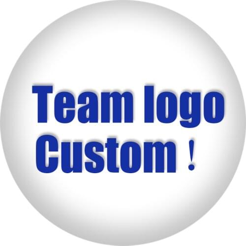 Team logo Custom!! 10pcs Football Baseball Volleyball Hockey Basketball softball Round photo glass cabochon Snap button DZ699