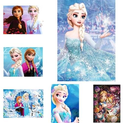 Disney Complete Square/Round 5D DIY Diamond Painting Kit Set Cartoon Girl Diamond Embroidery Cross Stitch Mosaic for Sale Home D