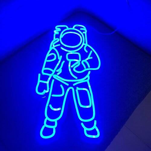 Custom Neon Sign ASTRONAUT Neon Sign Custom Neon Light Led Custom Pink Light Neon Wall bedroom Decoration Ins