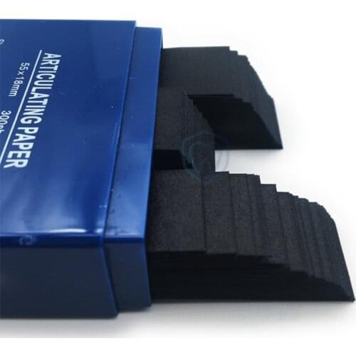 Original 300sheets/pack Dental Articular Paper Strips Dental Lab Tooth Care 55*18mm Articulation Paper Dentistry Materials Tool