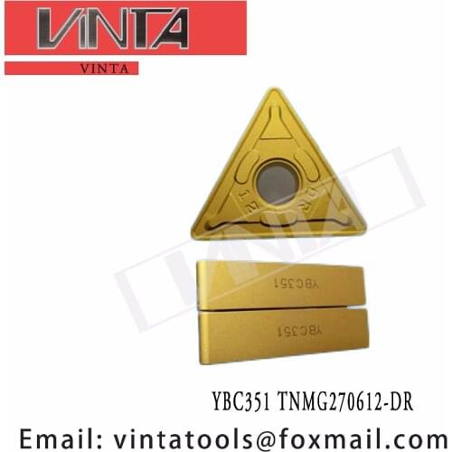 Free shipping high quality 10pcs/lots YBC351 TNMG270612-DR cnc carbide turning inserts