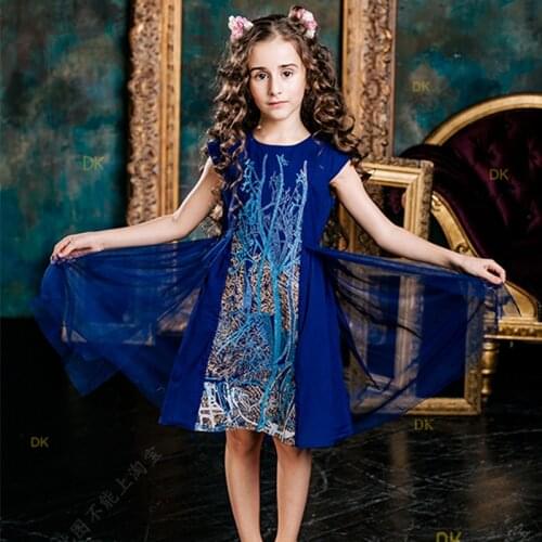 Clearance clothes 6y 8y 10y 12y Baby Girls summer Dress Kids Dresses for Girls Birthday Party Dress Cotton Vestido Wear