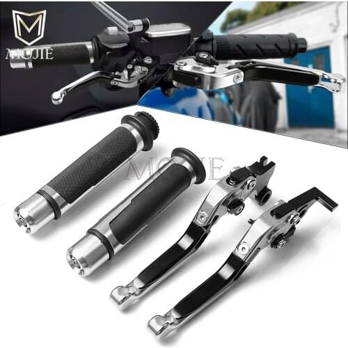 For Suzuki GSF1200 GSF1250 GSF 1200 1250 BANDIT Motorcycle CNC Adjustable Folding Brake Clutch Levers Handlebar Hand Grips