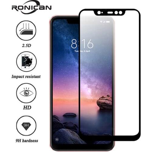 RONICAN Tempered Glass For Xiaomi Redmi Note 7 Pro 4X 4A 5A 5 Plus Screen Protector For Redmi 6A 6 Note 5A 5 Pro Full Cover Film