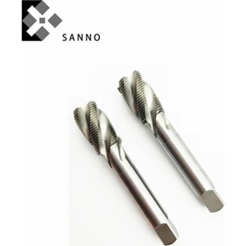 Spiral tapping tool M20x2 M22X1.5 M24 M25 M26 M27 M28x1.5 HSS machine thread tap fine spiral flute taps for stainless steel