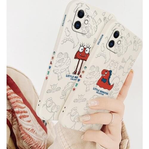 Ultra Thin Animal Case For iPhone 12 11 Pro Max Mini Back Cover For iPhone X XR XS MAX SE2020 8 7 6 6S Plus Phone Case