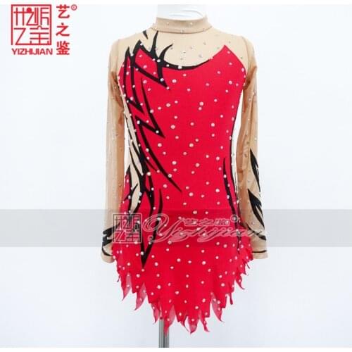 YIZHIJIAN Rhythmic training customization of rhythmic gymnastics dress figure skating for children