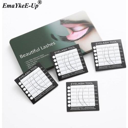 1set Magnet Eyelashes Pad Eyelash Headband for False eye lash Extension 4 Lash Pallet Holder Grafting Planting Forehead Pad Tool