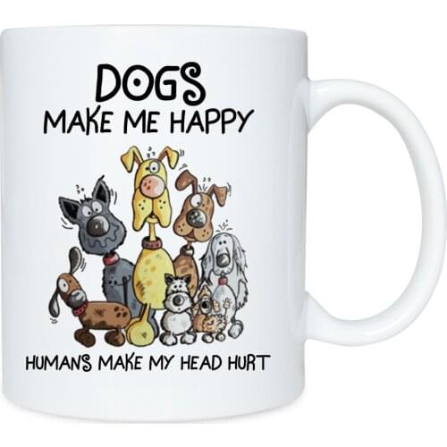 11oz Creative Animal Ceramic Mug Personality DIY Coffee Mugs with Customized Photo Tea Milk Cup Office Water Cup Dropshipping