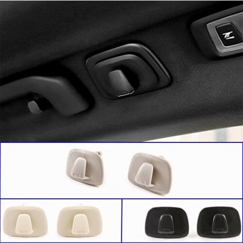 2pcs For VOLVO XC60 XC90 XC40 S90 V90 Roof Hooks Clothes Hanger Hook Trim Interior Car Accessories