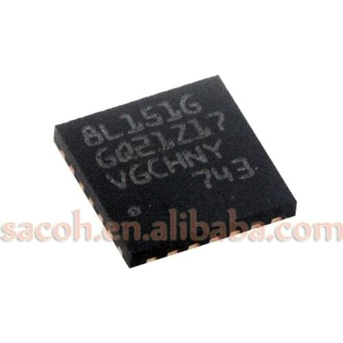 2PCS/lot New OriginaI STM8L151G6U6 8L151G or STM8L151G6U3 or STM8L151G4U6 or STM8L151G4U3 STM8L151 QFN-28 stm32 microcontroller