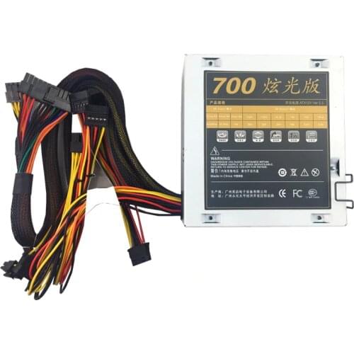 700W PSU ATX 12V Gaming PC Power Supply 24Pin / Molex / Sata 12CM Fan Computer Power Supply For BTC fonte de alimentação pc