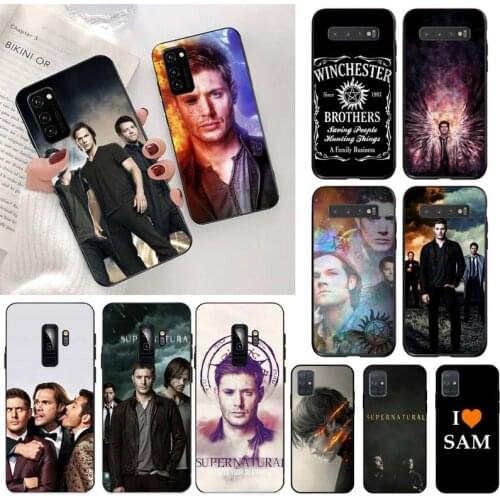 CUTEWANAN Supernatural SPN tv Dean and Sam Phone Cover Capa for Samsung S20 plus Ultra S6 S7 edge S8 S9 plus S10 5G lite 2020