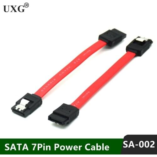 Hots sale 10cm 7Pin 7P SATA Serial ATA Female Short DATA Cable for HDD SSD Cord line 7pin sata short cable 0.1m