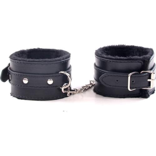 PU Leather SM Handcuffs Ankle Cuff Restraints Sex Bondage Bracelet Erotic Toys Sex Toy Erotic Accessories