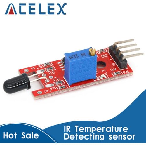 New 4PIN KY-026 Flame Sensor Module IR Sensor Detector Module Temperature Detecting Suitable