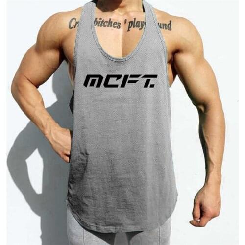 New Workout Mesh Fitness Muscle Gym Clothing Mens Tank Top Singlets Fashion Sports Undershirt Bodybuilding Sleeveless Vest