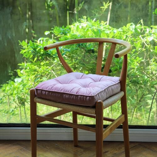 Nordic Style Solid Color Seat Cushion Soft Backrest Pillow Warm Sleeping Sofa Chair Mats Butt Pads Tatami Mattress Home Decor