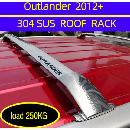 2Pcs Roof Bars for Mitsubishi Outlander 5 Door SUV 2012-2020 Aluminum Alloy Side Bars Cross Rails Roof Rack Luggage Carrier
