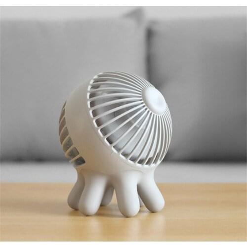 USB Charging Longer Life Portable Mini Handheld Fan Mute Office Fan Air Cooler Three-speed Wind Speed Adjustable