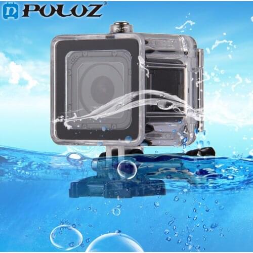 PU218 Shockproof Protective Diving Shell Box Underwater Waterproof Camera Housing Diving Case Cover For GoPro HERO4 HERO5Session