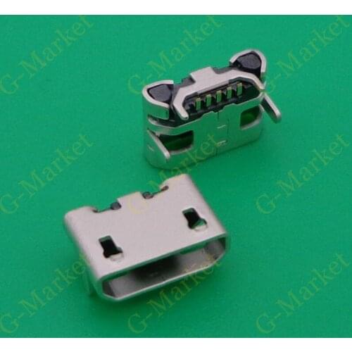 100pcs/lot Micro usb connector Charging port for ASUS Memo Pad 7 ME170C K017 for Lenovo IdeaTab A2109A
