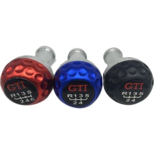Shift Knob Universal Aluminum 5 6 Speed Car Manual Shift Lever Car Gear Shift Knob for Volkswagen Golf GTI Gear Shifter