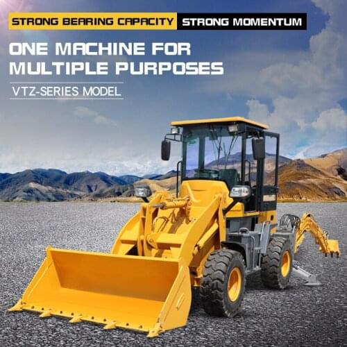 Trading VOTE Machinery 4x4 Front Loader Backhoe Mini Digging China Final Drive Skid Steer