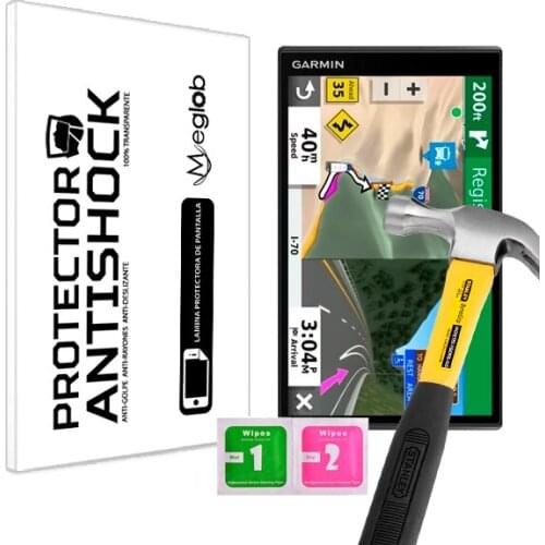 Protector de Pantalla Anti-Shock Anti-Golpe Anti-arañazos Compatible con Garmin RV 780
