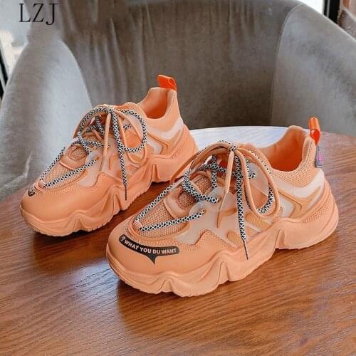 New Designer Sneakers Women Platform Casual Shoes Fashion Sneakers Platform Basket Femme Yellow Lace-Up Casual Chunky Shoes 40